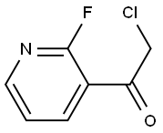 2-chloro-1-(2-fluoropyridin-3-yl)ethanone 结构式