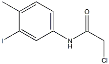 2-氯-N-(3-碘-4-甲基苯基)乙酰胺 结构式