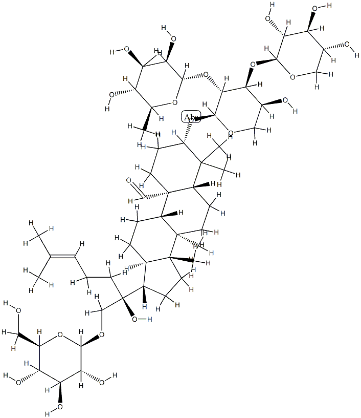 绞股蓝皂苷XLIX 结构式
