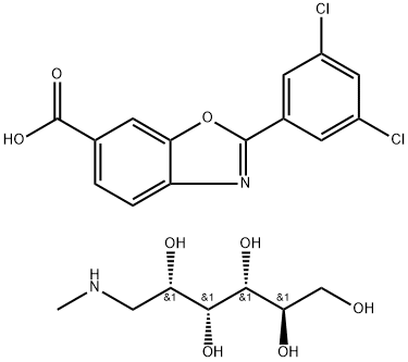 他发米帝司甲葡胺 结构式