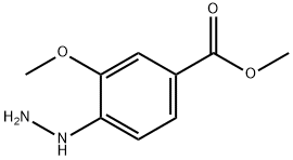甲基 4-肼基-3-甲氧基苯酸盐 结构式