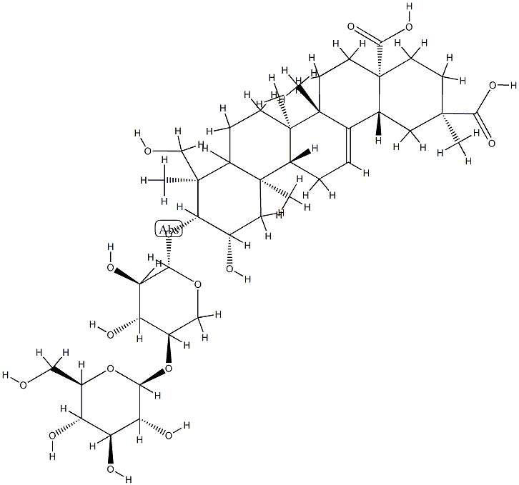 商陆种苷F 结构式