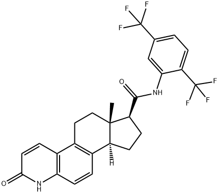 DesMethyl-6,8,10-triene Dutasteride 结构式