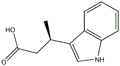 1H-Indole-3-propanoicacid,-bta--methyl-,(-bta-R)-(9CI) 结构式
