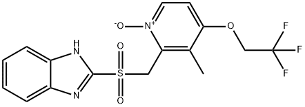 兰索拉唑枫氮氧化物 结构式