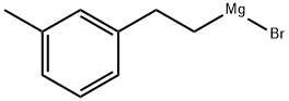 3-Methylphenethylmagnesium bromide 0.5 M in Tetrahydrofuran 结构式