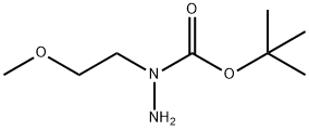 1-N-BOC-1-(2-甲氧基乙基)肼 结构式