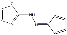 2,4-Cyclopentadien-1-one,  2-(1H-imidazol-2-yl)hydrazone 结构式