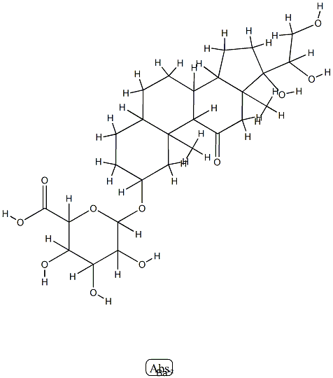 cortolone-3-glucuronide 结构式
