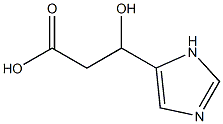 1H-Imidazole-5-propanoic  acid,  -bta--hydroxy- 结构式