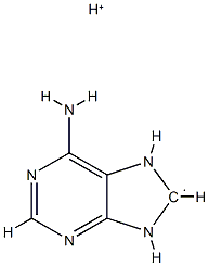 7H-Purin-8-yl,  6-amino-8,9-dihydro-,  conjugate  acid  (1:1) 结构式