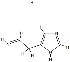 1H-Imidazole-5-ethanimine,  conjugate  acid  (1:1) 结构式