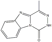 [1,2,4]Triazino[4,5-a]benzimidazol-1(2H)-one,4-methyl-(9CI) 结构式