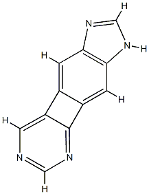 1H-Pyrimido[4,5:3,4]cyclobuta[1,2-f]benzimidazole(9CI) 结构式