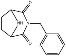 3-BENZYL-3,8-DIAZABICYCLOOCTANE[3.2.1]-2,4-DIONE 结构式