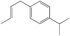 2-Butene,1-p-cumenyl-(7CI) 结构式