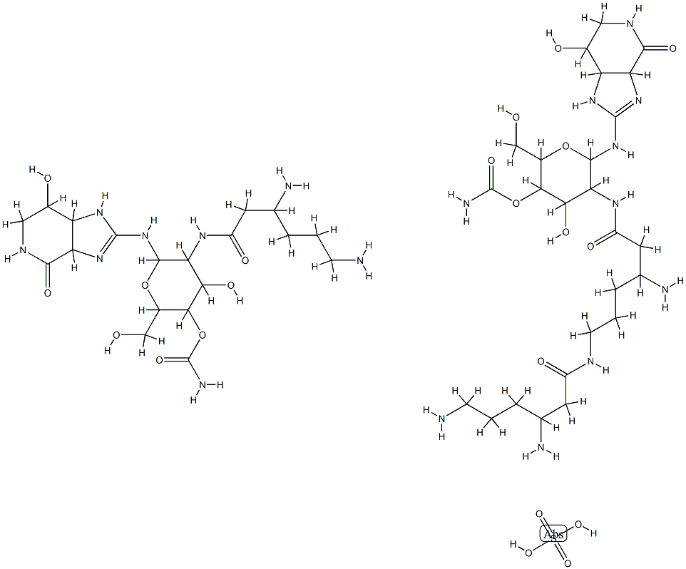 链丝菌素硫酸盐 结构式