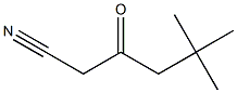 5,5-二甲基-3-氧己腈 结构式