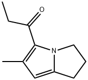 1-Propanone,1-(2,3-dihydro-6-methyl-1H-pyrrolizin-5-yl)-(9CI) 结构式