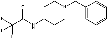N-(1-苯甲基-4-哌啶基)-2,2,2-三氟-醋胺石 结构式