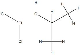 dichloro(propan-2-olato)titanium 结构式