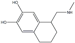 2,3-Naphthalenediol,5,6,7,8-tetrahydro-5-[(methylamino)methyl]-(9CI) 结构式