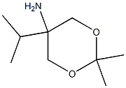 1,3-Dioxan-5-amine,2,2-dimethyl-5-(1-methylethyl)-(9CI) 结构式