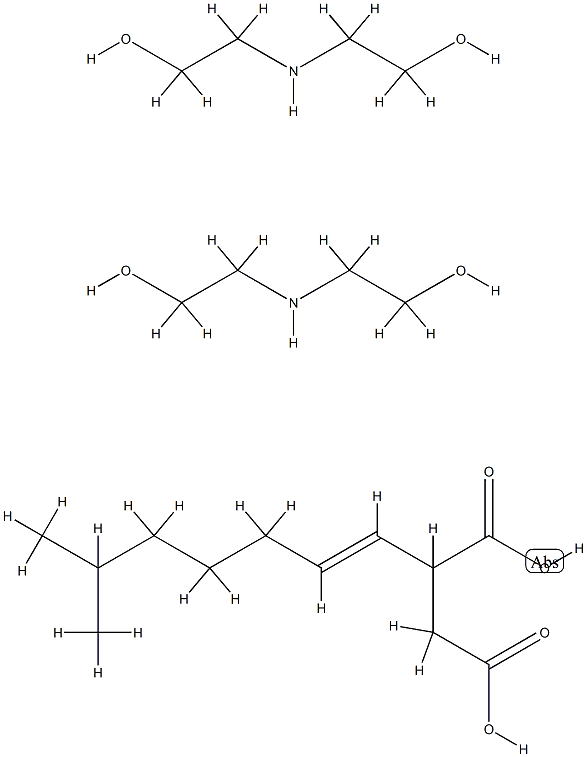 isooctenylsuccinic acid, compound with 2,2'-iminodiethanol (1:2) 结构式