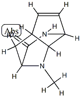 2,7-Methano-1H-cyclopentapyrazin-3(2H)-one,4,4a,7,7a-tetrahydro-1-methyl-,(2-alpha-,4a-bta-,7-alpha-,7a-bta-)-(9CI) 结构式
