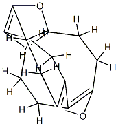 4,5,9,10-Tetrahydro-2,7:3,6-diethanocycloocta[1,2-b:6,5-b']difuran 结构式