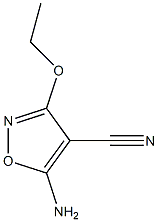 4-Isoxazolecarbonitrile,5-amino-3-ethoxy-(6CI) 结构式