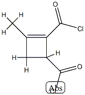 2-Cyclobutene-1,2-dicarbonylchloride,3-methyl-(6CI) 结构式