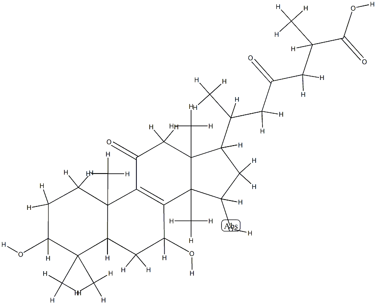 灵芝酸C2 结构式