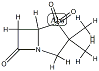 2,2-dimethylpenam sulfone 结构式