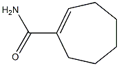 1-Cycloheptene-1-carboxamide(6CI) 结构式