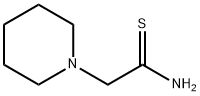 2-piperidin-1-ylethanethioamide 结构式