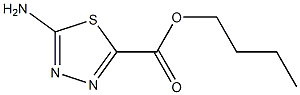 1,3,4-Thiadiazole-2-carboxylicacid,5-amino-,butylester(6CI) 结构式