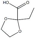 1,3-Dioxolane-2-carboxylicacid,2-ethyl-(6CI,9CI) 结构式