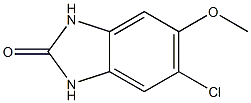 2-Benzimidazolinone,5-chloro-6-methoxy-(6CI) 结构式