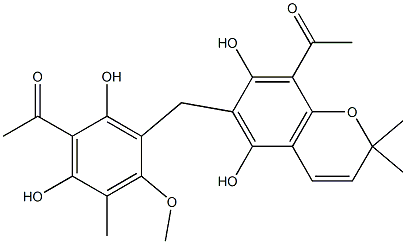 mallotochromene 结构式