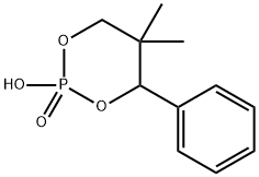 2-Hydroxy-5,5-dimethyl-4-phenyl-1,3,2-dioxaphosphinane 2-oxide 结构式