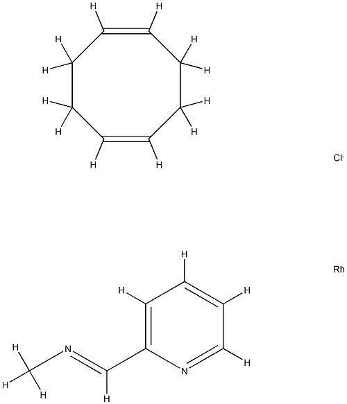 cyclooctadiene-(2-pyridinalmethylimine)rhodamine I 结构式