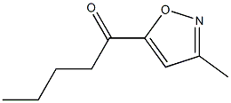 1-Pentanone,1-(3-methyl-5-isoxazolyl)-(6CI) 结构式