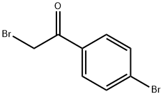 2,4'-二溴苯乙酮 结构式