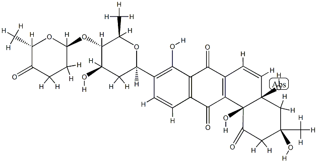 亚水棱霉素C1 结构式