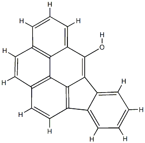茚并[1,2,3-CD]芘-8-醇 结构式