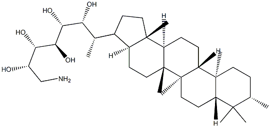 35-amino-3-methylbacteriohopane-30,31,32,33,34-pentol 结构式