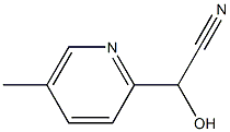 2-Pyridineglycolonitrile,5-methyl-(6CI) 结构式