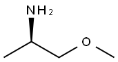 (R)-(-)-1-甲氧基-2-丙胺 结构式