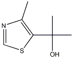 5-Thiazolemethanol,  -alpha-,-alpha-,4-trimethyl- 结构式